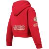 Pro Standard Big Girls NFL Classic Essentials Full Zip Hoodie(Red)