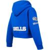 Pro Standard Big Girls NFL Classic Essentials Full Zip Hoodie(Royal Blue)