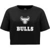 Pro Standard Women’s NBA Pearls Cotton Short Sleeve Boxy Tee(Black)