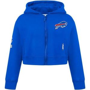 Pro Standard Big Girls NFL Classic Essentials Full Zip Hoodie(Royal Blue)