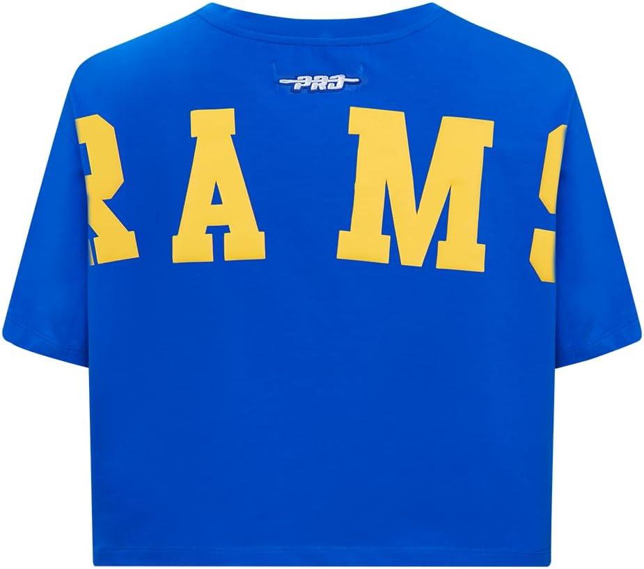 imagePro Standard Womens NFL Wingspan Short Sleeve Boxy TeeRoyal Blue