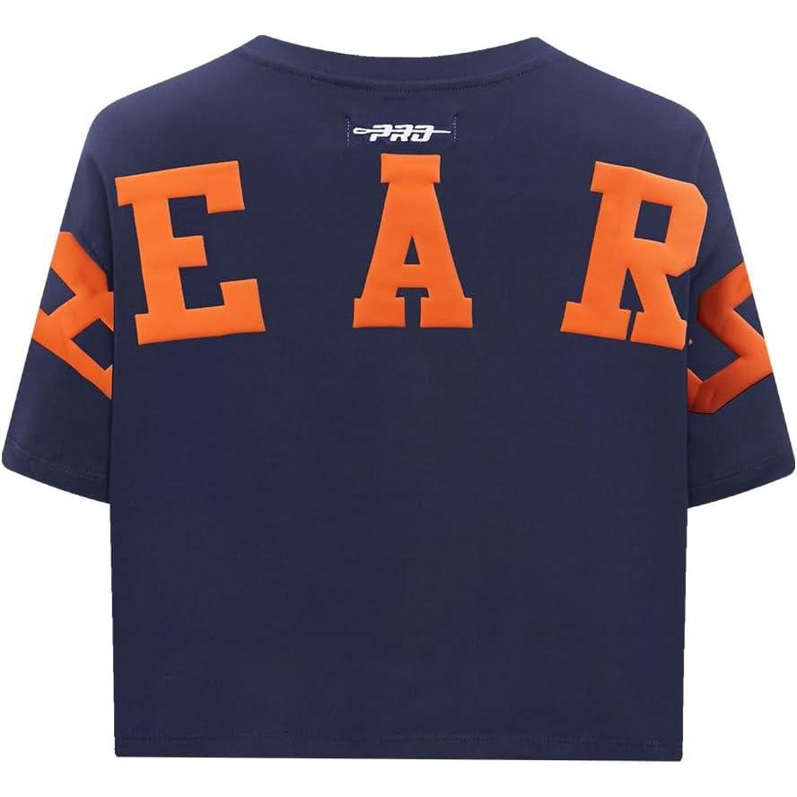 imagePro Standard Womens NFL Wingspan Short Sleeve Boxy TeeMidnight Navy