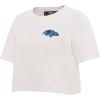 Pro Standard Womens NFL Baltimore Ravens Varsity Blues Short Sleeve Boxy Tee Linen XS