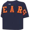 Pro Standard Womens NFL Wingspan Short Sleeve Boxy Tee(Midnight Navy)