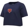 Pro Standard Womens NFL Wingspan Short Sleeve Boxy Tee(Midnight Navy)