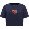 Pro Standard Womens NFL Wingspan Short Sleeve Boxy Tee(Midnight Navy)