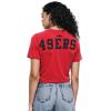 Pro Standard Womens NFL Wingspan Short Sleeve Boxy Tee(Red)