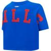 Pro Standard Womens NFL Wingspan Short Sleeve Boxy Tee(Royal Blue)