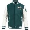 Pro Standard Mens NFL Old English Varsity Jacket(Forest Green/White)