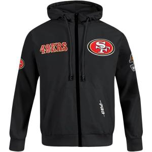 Pro Standard Mens NFL Area Code Varsity Jacket(Black)