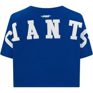 Pro Standard Womens NFL Wingspan Short Sleeve Boxy Tee(Dodger Blue)