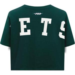 Pro Standard Womens NFL Wingspan Short Sleeve Boxy Tee(Forest Green)