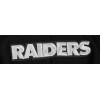 Pro Standard Womens NFL Script Tail Brushed Back French Terry Cropped Pullover Hoodie(Black/Gray)