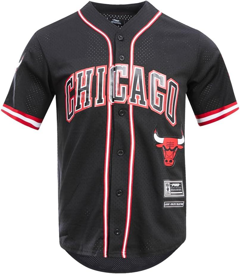 imageMens NBA Mesh Button Down TopBlack