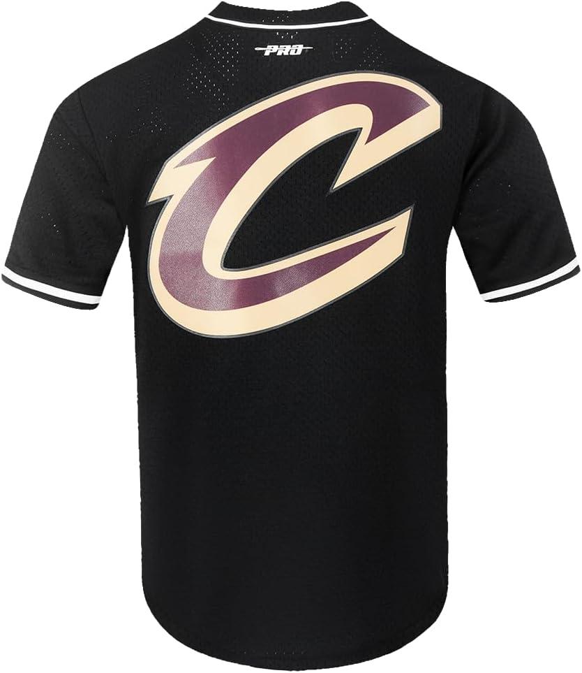 imageMens NBA Mesh Button Down TopBlack