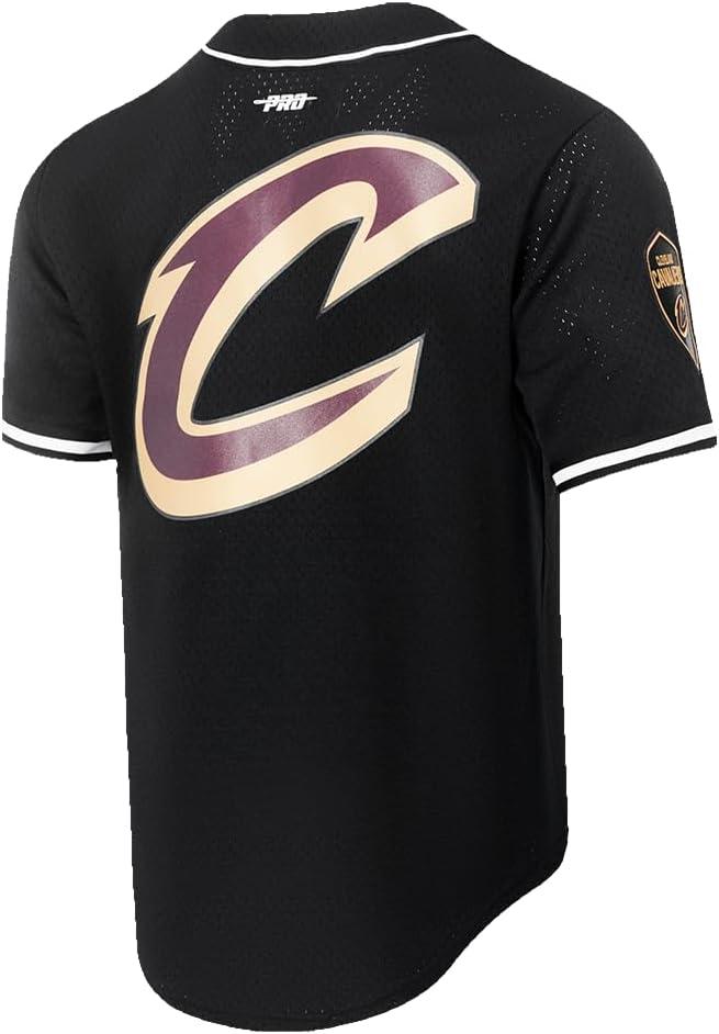 imageMens NBA Mesh Button Down TopBlack