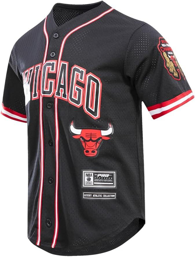 imageMens NBA Mesh Button Down TopBlack