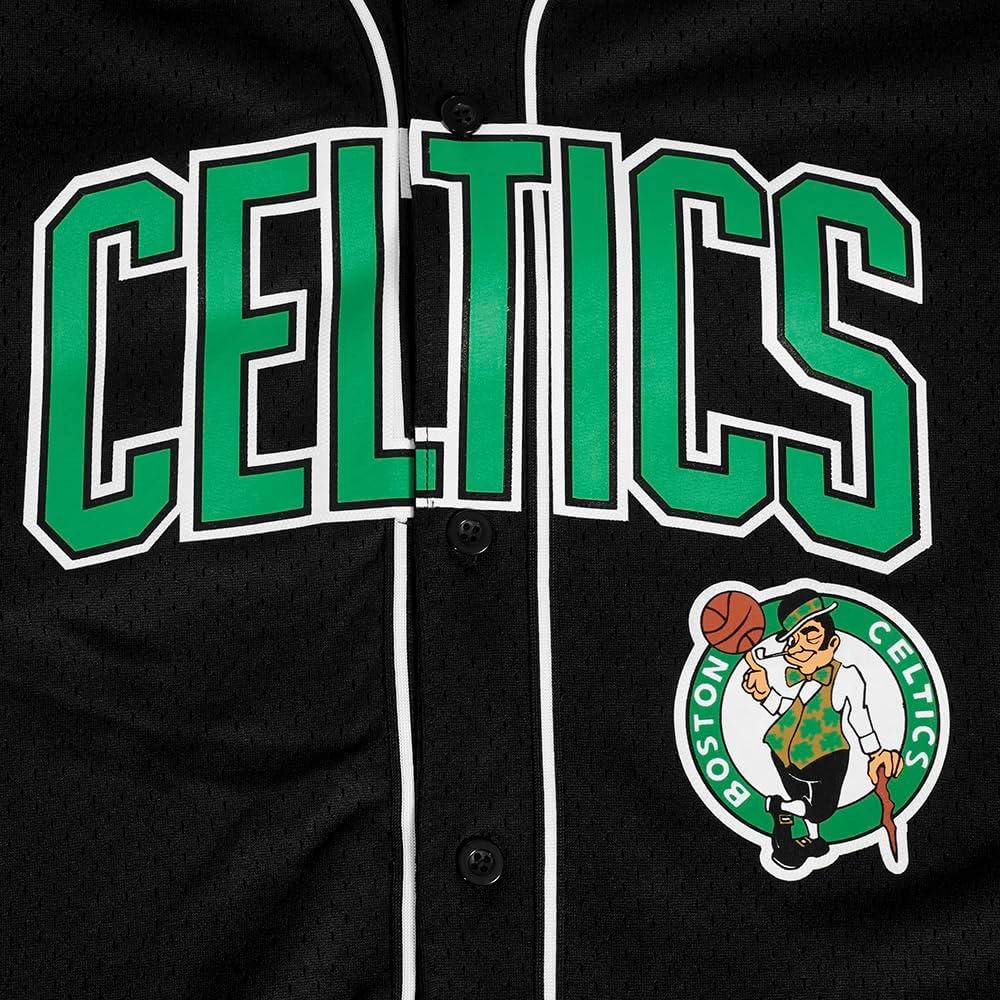 imageMens NBA Mesh Button Down TopBlack