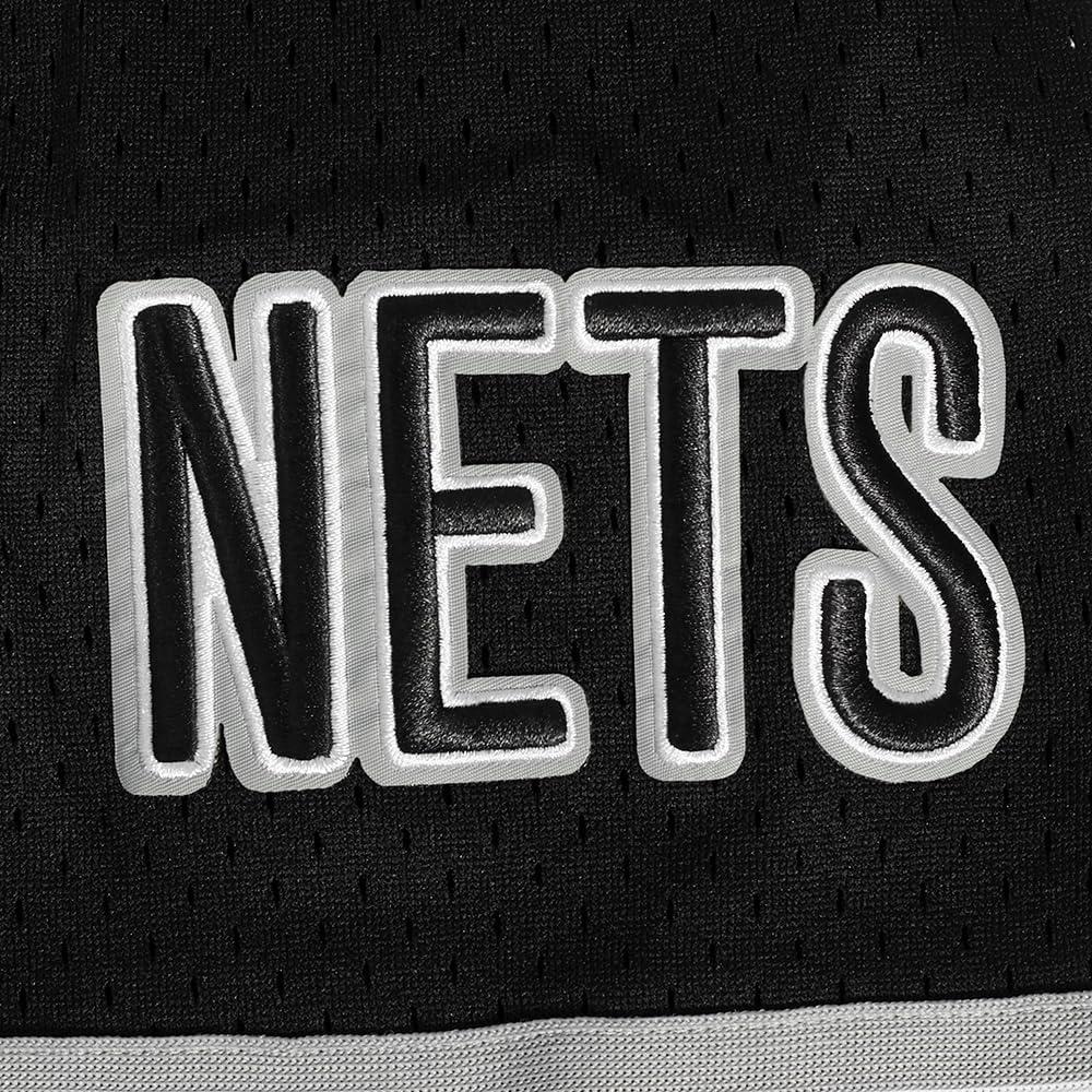 imageMens NBA Mesh Button Down TopBlackGray
