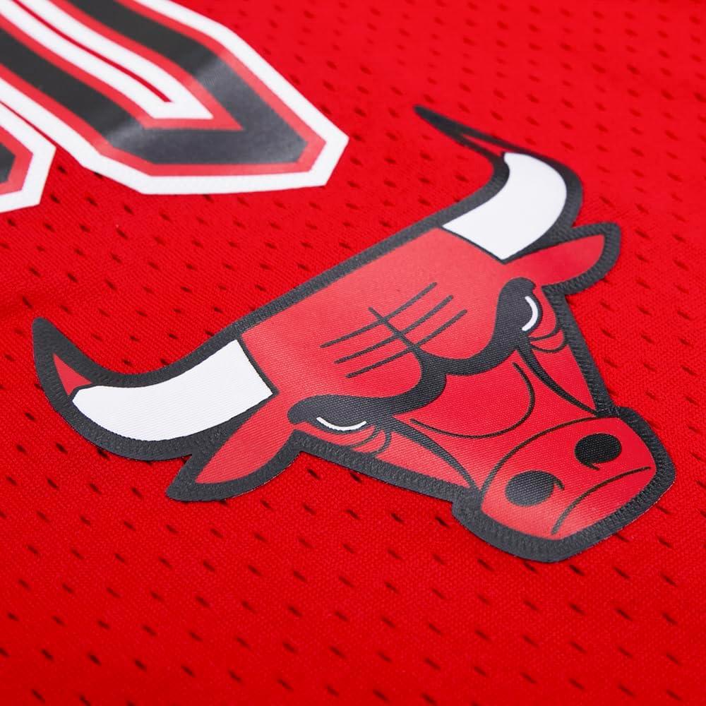 imageMens NBA Mesh Button Down TopRed
