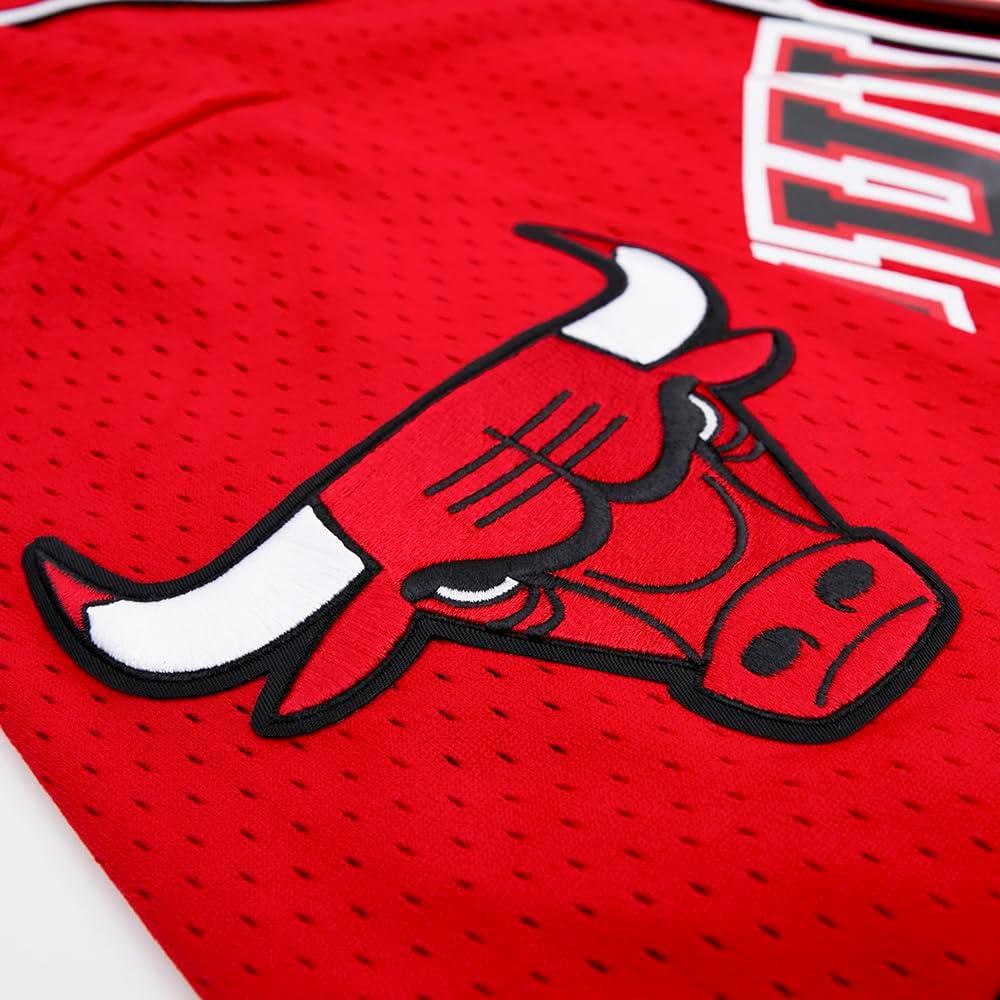 imageMens NBA Mesh Button Down TopRed