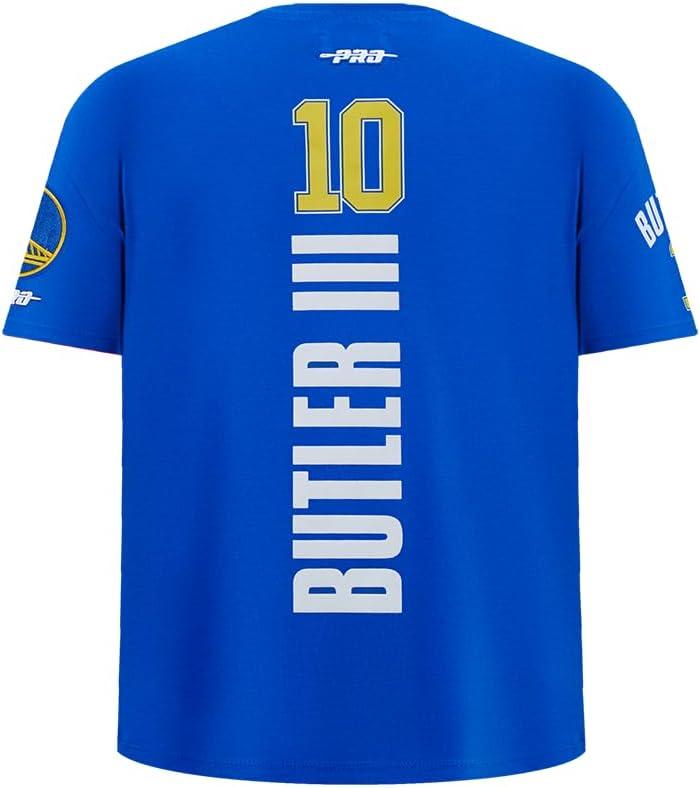 imagePro Standard Big Boys NBA Golden State Warriors Jimmy Butler Iii 10 Classic Player Short Sleeve Tee Royal Blue M