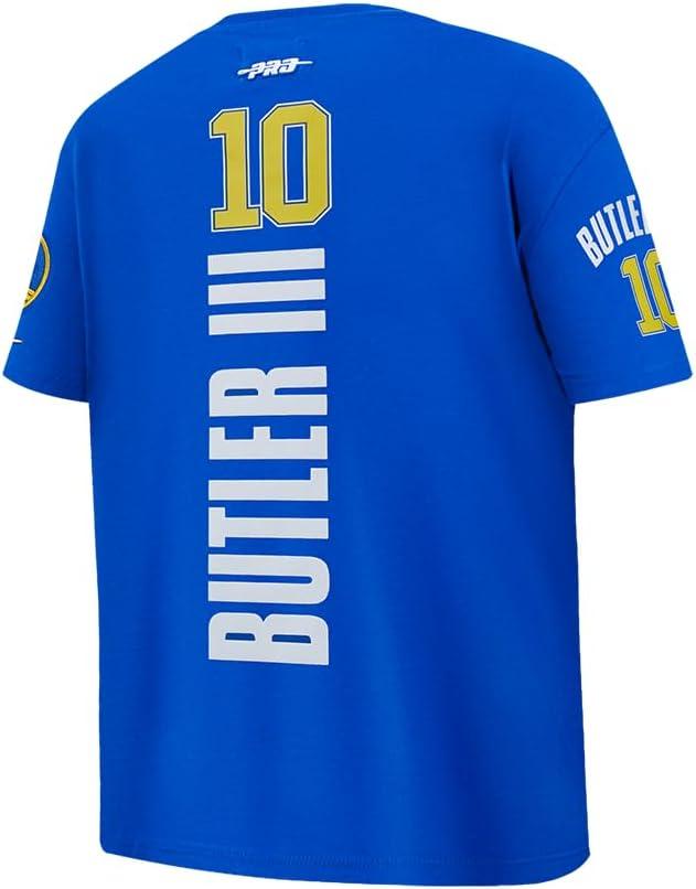 imagePro Standard Big Boys NBA Golden State Warriors Jimmy Butler Iii 10 Classic Player Short Sleeve Tee Royal Blue M