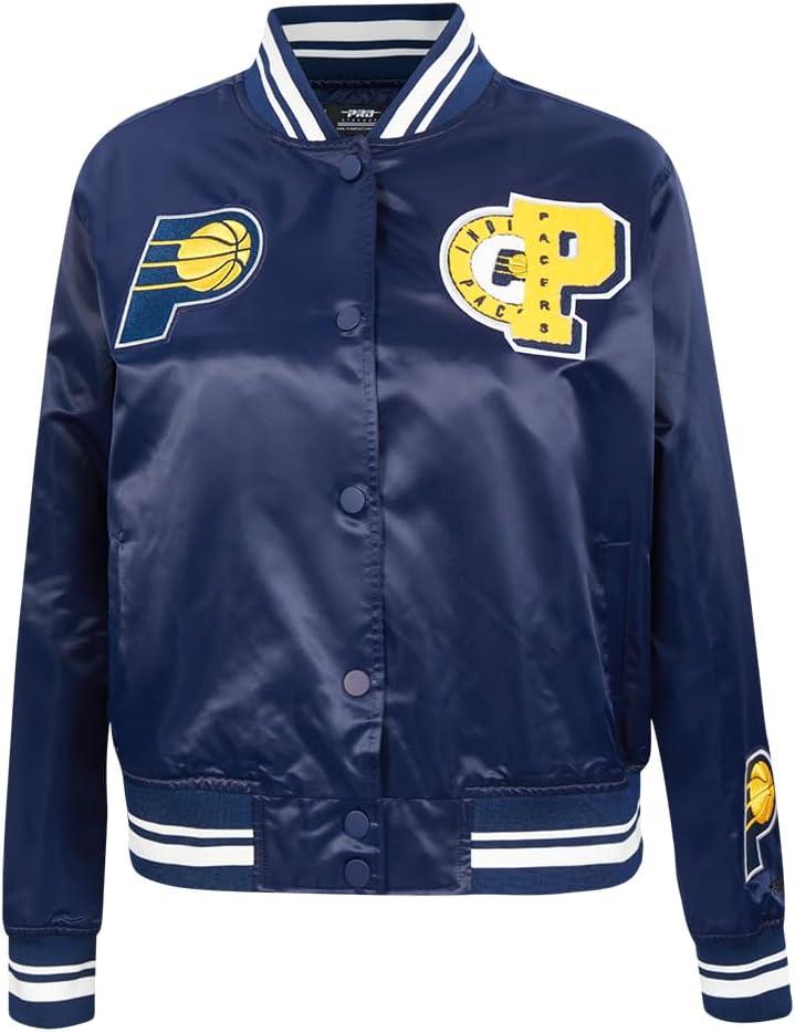 imagePro Standard Womens NBA Mash Up Satin JacketMidnight Navy