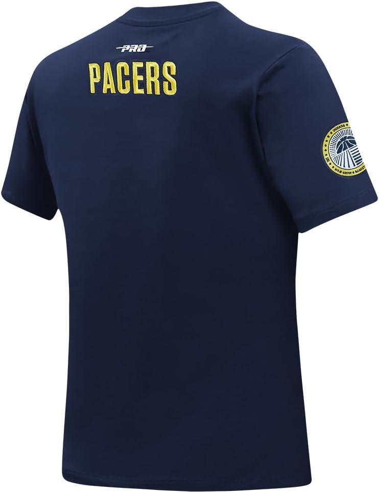 imagePro Standard Womens NBA Old English Cotton Short Sleeve Slim Fit TeeMidnight Navy