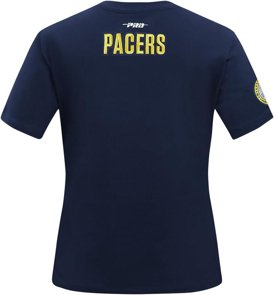 imagePro Standard Womens NBA Old English Cotton Short Sleeve Slim Fit TeeMidnight Navy