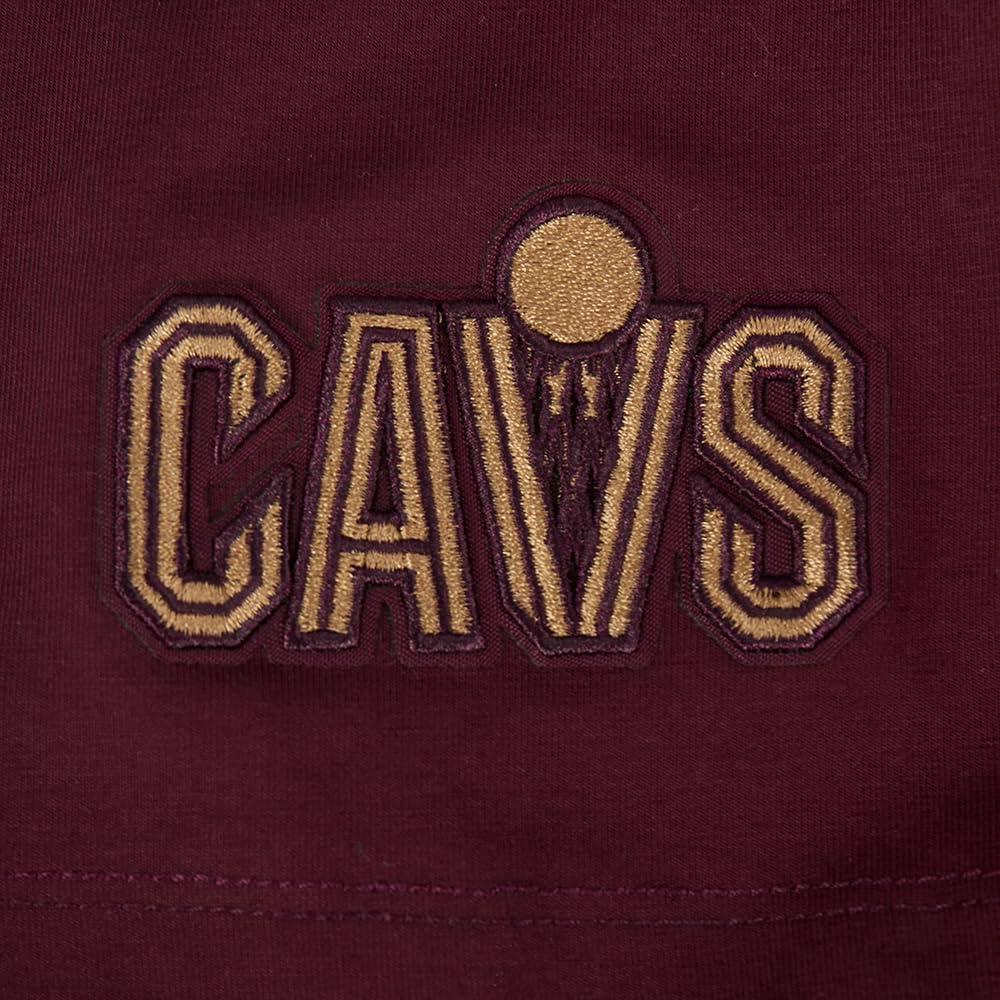 imagePro Standard Womens NBA Old English Cotton Short Sleeve Slim Fit TeeWine