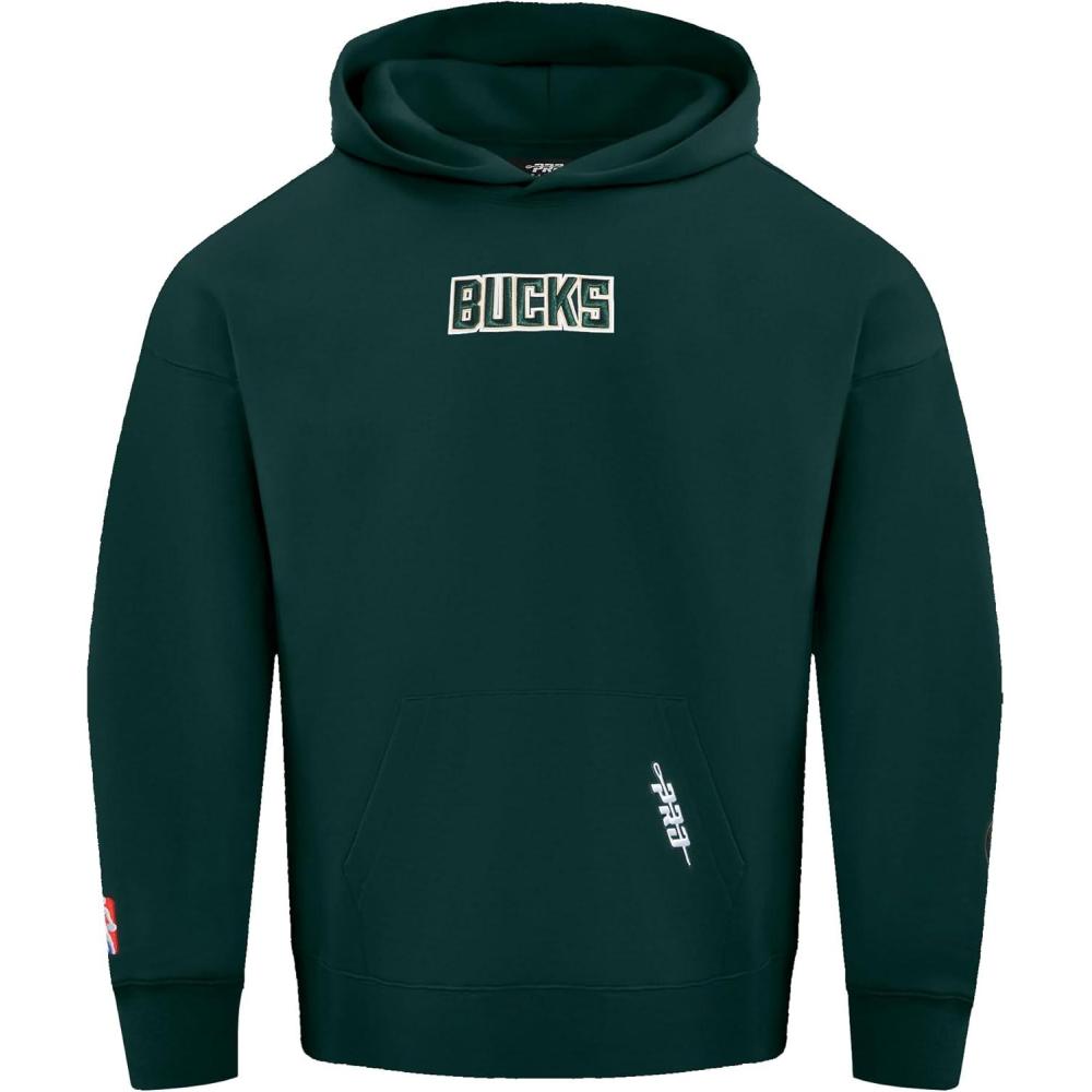 imagePro Standard NBA mens Mens Nba Wingspan Fleece Pull Over HoodieForest Green