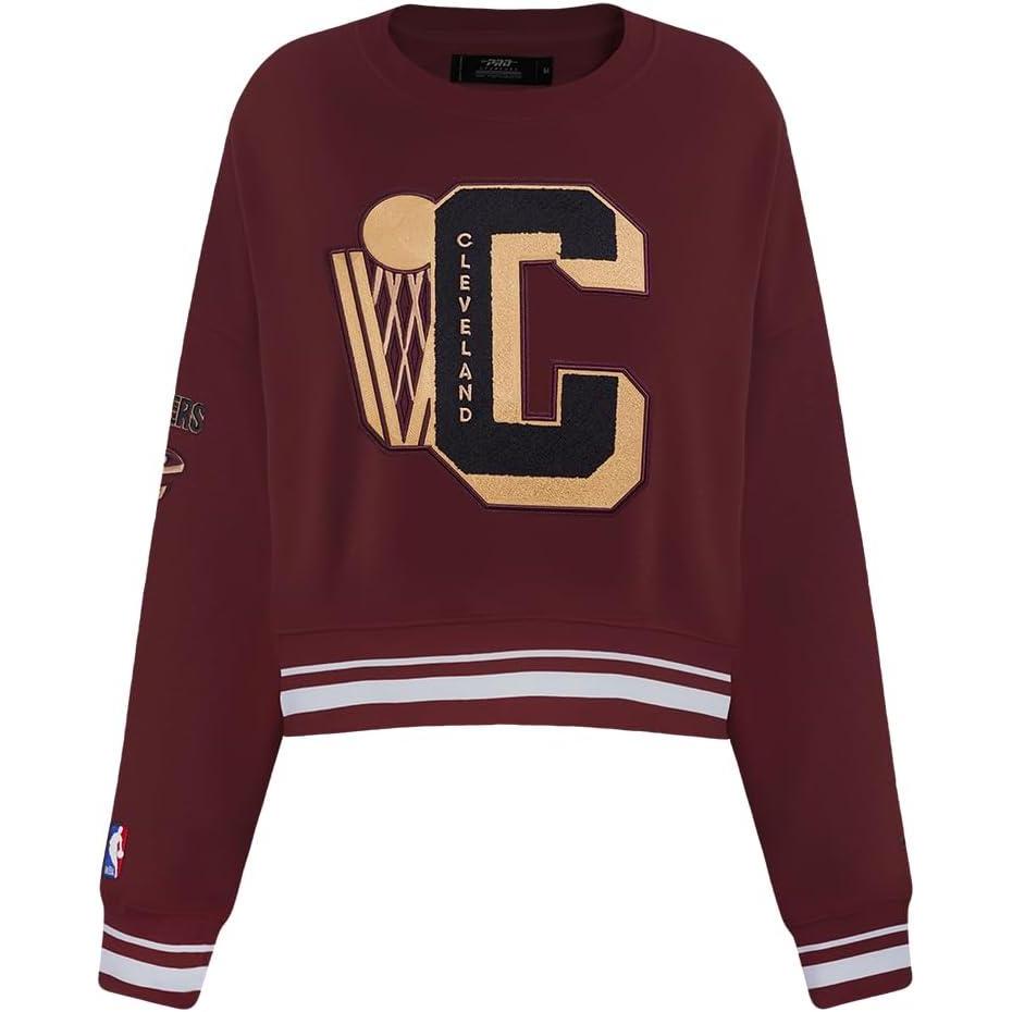 imagePro Standard Womens NBA Mash Up Satin JacketWine