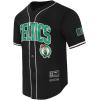 Mens NBA Mesh Button Down Top(Black)