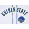 Mens NBA Mesh Button Down Top(White/Royal Blue)