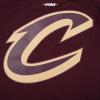 Mens NBA Mesh Button Down Top(Wine)