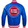Pro Standard NBA mens Mens Nba Retro Classics Satin Jacket(Royal Blue/Red)