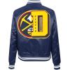 Pro Standard Womens NBA Mash Up Satin Jacket(Midnight Navy)