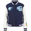 Pro Standard Womens NBA Mash Up Varsity Jacket(Midnight Navy/White)