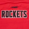 Pro Standard Womens NBA Old English Cotton Short Sleeve Slim Fit Tee(Red)