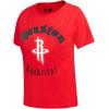 Pro Standard Womens NBA Old English Cotton Short Sleeve Slim Fit Tee(Red)