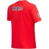 Pro Standard Womens NBA Old English Cotton Short Sleeve Slim Fit Tee(Red)