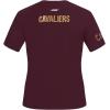 Pro Standard Womens NBA Old English Cotton Short Sleeve Slim Fit Tee(Wine)
