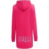 Womens NBA Classic Triple Pink Hoodie Dress(Beetroot Purple)