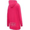 Womens NBA Classic Triple Pink Hoodie Dress(Beetroot Purple)