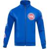 PRO STANDARD Mens NBA Classic Track Double Knit Track Jacket(Royal Blue/Red)