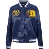 Pro Standard Womens NBA Mash Up Satin Jacket(Midnight Navy)