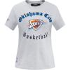 Pro Standard Womens NBA Old English Cotton Short Sleeve Slim Fit Tee(Heather Grey)