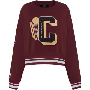 Pro Standard Womens NBA Mash Up Satin Jacket(Wine)