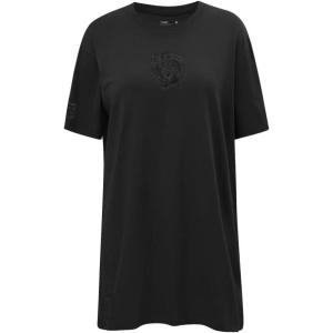 Pro Standard Womens NBA Neutral Cotton Tee Dress(Black)
